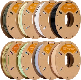 ERYONE Silk Tri Color PLA Filament 3D Printer 1.75Mm +/- 0.03Mm, Multicolor Fila