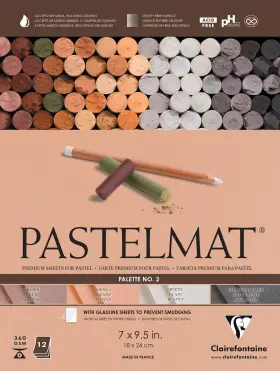 96005-USC CLAIREFONTAINE Pastelmat Sienna