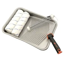 ET-PRBS9 EDWARD TOOLS Paint Roller Brush Set Pro ET-PRBS9 EDWARD TOOLS Paint Roller Brush Set Pro