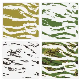 DIY-WH0394-0167-US18 FINGERINSPIRE Tiger Stripe Camouflage DIY-WH0394-0167-US18 FINGERINSPIRE Tiger Stripe Camouflage