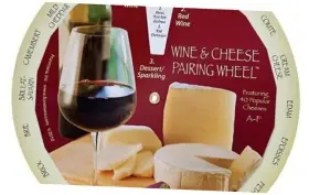 6137 FRANMARA Complementary Wines Cheeses Pairing Wheel