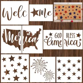 BOY-FRIENDA-3265 FRIENDA Stencils Door Mats Welcome Templates