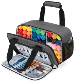 GS02701 GRAOSO Acrylic Paint Organizer Bag Up Bottles