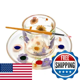 B0B5LQLY5Q GUTE Painters Cup Palette Set Painting Lovers Tray