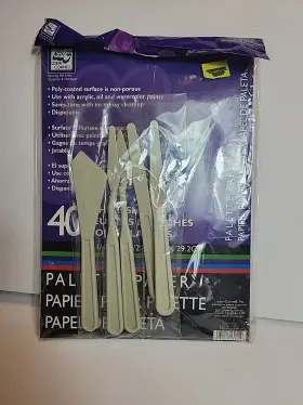 089241131414 LOEW-CORNELL Painting Palette Paper Snd Knife