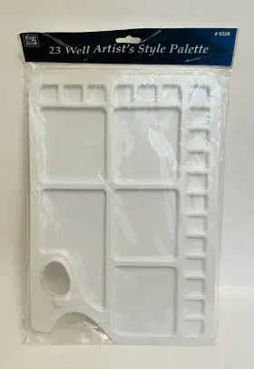 089241811125 LOEW CORNELL Oblong Artist Paint Mixing Palette