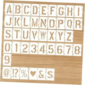 STENCILS-2601 QDFMKAC Letter Painting Alphabet STENCILS-2601 QDFMKAC Letter Painting Alphabet