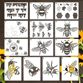 677381 QUILAX Bee Stencil