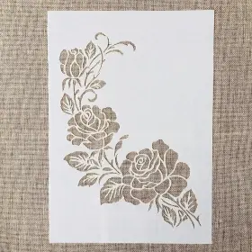 F8029 TIAMECH Flower Stencil Painting