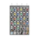 TEMUORG Hanging Acrylic Paint Tubes Organizer Over the Door Art Supplies Grey