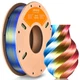 ERYONE Silk Tri Color PLA PLA-250g, 250g Red Yellow Blue ERYONE Silk Tri Color PLA PLA-250g, 250g Red Yellow Blue