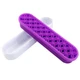 Silica gel Makeup Brush Holder Box Multi-Purpose Silica gel Make Up Purple