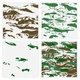 FINGERINSPIRE 3 Pcs Layered Brushstroke Camouflage FINGERINSPIRE 3 Pcs Layered Brushstroke Camouflage