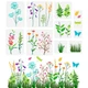FINGERINSPIRE 11 PCS Wildflowers Stencils for Painting Reusable Flowering Shr... FINGERINSPIRE 11 PCS Wildflowers Stencils for Painting Reusable Flowering Shr...