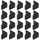 20PCS L Shaped Rubber Angle Iron Caps, Black Furniture Foot 35mm x 35mm 20pcs 20PCS L Shaped Rubber Angle Iron Caps, Black Furniture Foot 35mm x 35mm 20pcs