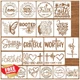 Travone Christian Stencils A-21pcs Travone Christian Stencils A-21pcs