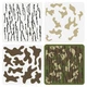 FINGERINSPIRE 3 Pcs Layered Camo Stencils - 11.8x11.8 inch Plastic Camouflage Pa FINGERINSPIRE 3 Pcs Layered Camo Stencils - 11.8x11.8 inch Plastic Camouflage Pa