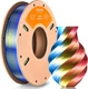 ERYONE Silk Tri Color PLA Filament 3D Printer 1.75Mm +/- 0.03Mm, Multicolor Fila ERYONE Silk Tri Color PLA Filament 3D Printer 1.75Mm +/- 0.03Mm, Multicolor Fila