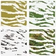 FINGERINSPIRE 3 Pcs Layered Tiger Stripe Camouflage FINGERINSPIRE 3 Pcs Layered Tiger Stripe Camouflage