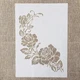 TIAMECH A4 Reusable Flower Stencil for Painting - 8.3x11.7 inches, White