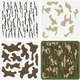 FINGERINSPIRE 3 Pcs Layered Camo Stencils 11.8X11.8 Inch Camo Stencil Kits Plast FINGERINSPIRE 3 Pcs Layered Camo Stencils 11.8X11.8 Inch Camo Stencil Kits Plast