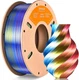 ERYONE Silk Tri Color PLA Filament PLA-250g, Triple Red Yellow Blue ERYONE Silk Tri Color PLA Filament PLA-250g, Triple Red Yellow Blue