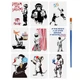FINGERINSPIRE 9 Pcs Banksy Painting Stencil with Brush 8.3x11.7 inches FINGERINSPIRE 9 Pcs Banksy Painting Stencil with Brush 8.3x11.7 inches